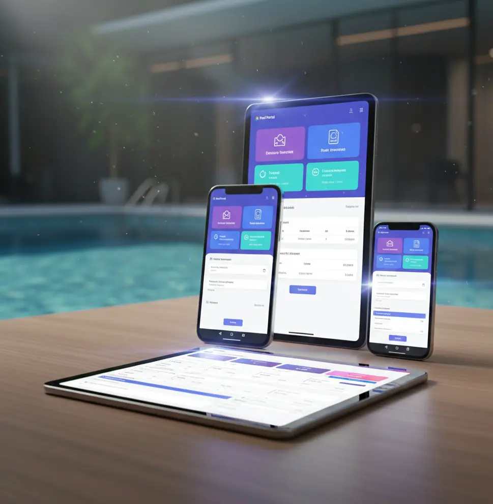 Εφαρμογή ενημέρωσης πελάτη PoolClean Pro